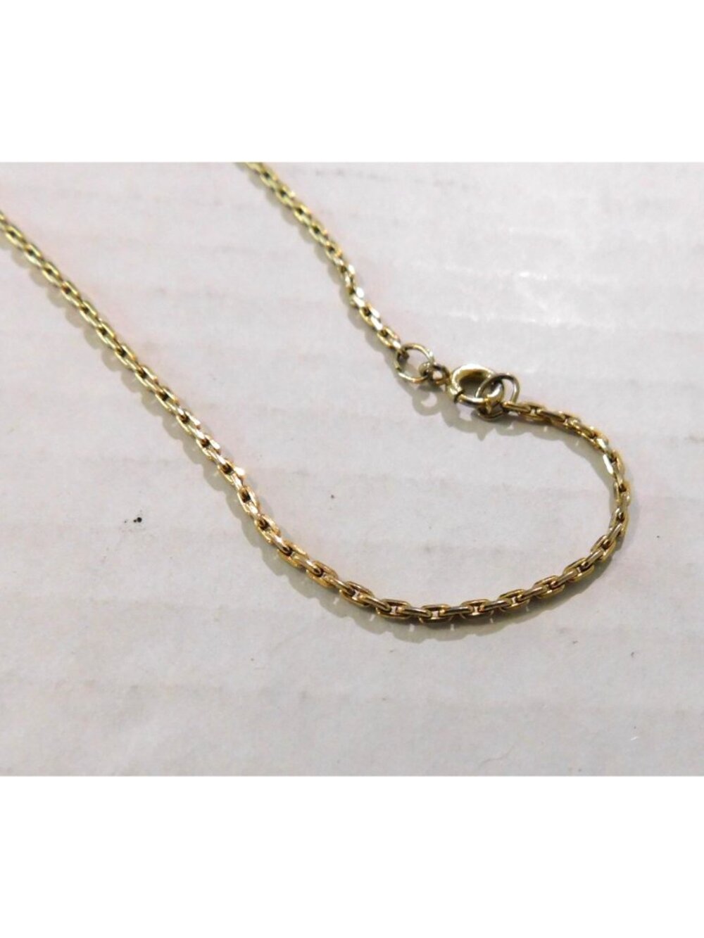 Triple Heart Pendant Necklace Vintage Late 1970s Gold & Silver Tone 22" Vintage - Picture 5 of 7